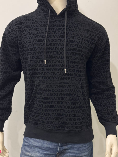 DOLCE & GABBANA ALL-OVER LOGO HOODIE